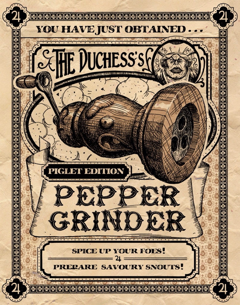 Pepper Grinder, Alice Wiki